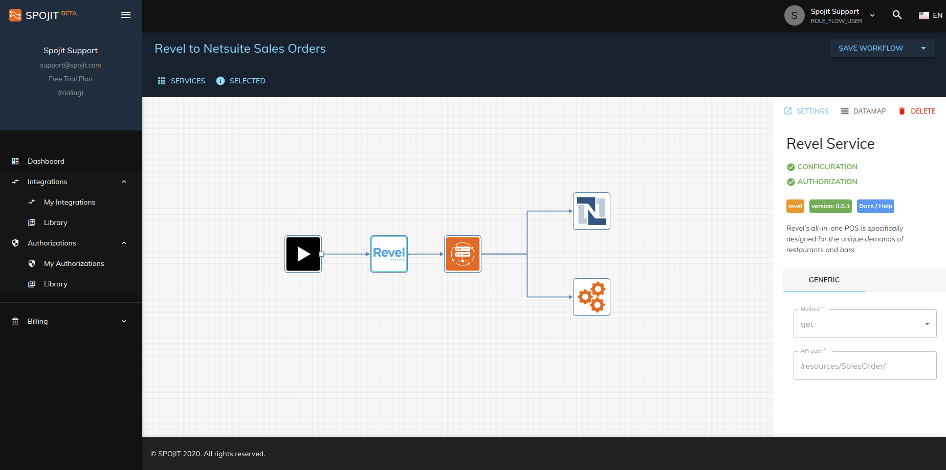 Workflow Designer - Converted Integration